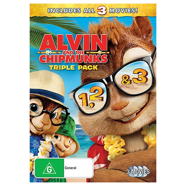 Alvin And The Chipmunks Triple Pack- DVD Alvin And The Chipmunks Triple Pack- DVD