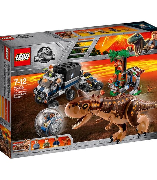 LEGO&reg; Jurassic World&trade; Carnotaurus Gyrosphere Escape 75929