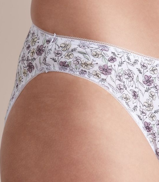 5 Pack Cotton/Elastane Bikini Briefs