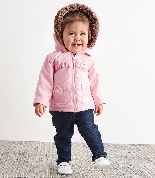 Baby Fur Hooded Parka
