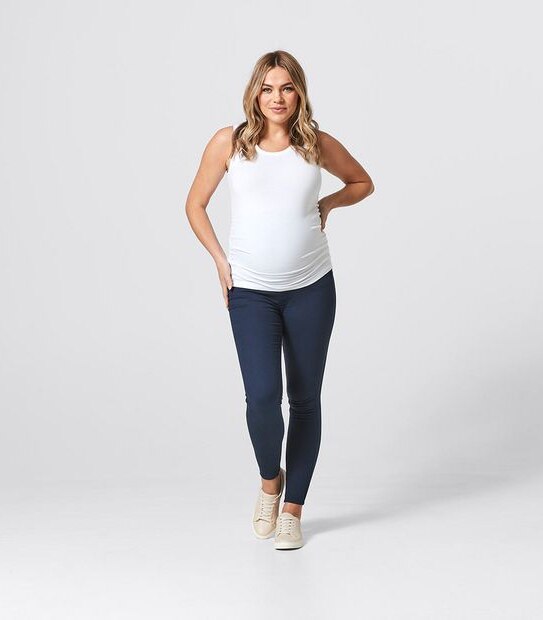 Maternity Over The Belly Drill Pants