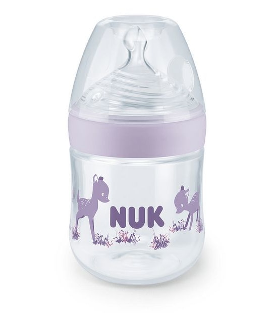 NUK Nature Sense 150ml Baby Bottle with Temperature Control - Assorted*