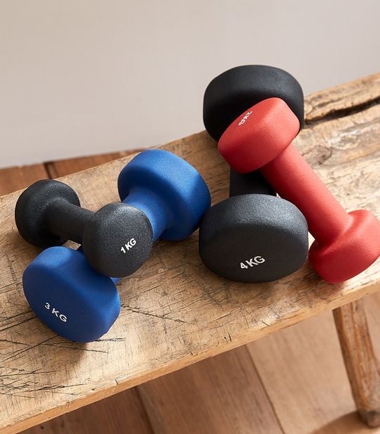 Neoprene Dumbbell 3KGS Assorted