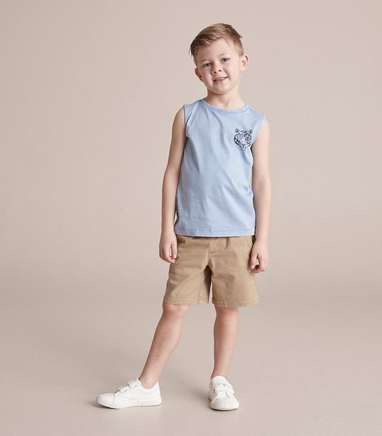 245195_04 SL TANK WASHED TIGER - BEL AIR BLUE