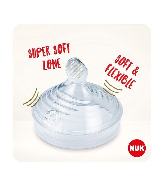 NUK Nature Sense 150ml Baby Bottle with Temperature Control - Assorted*
