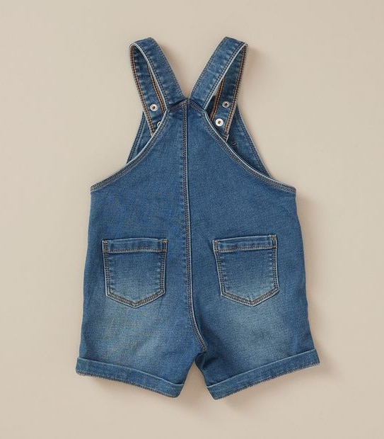 Baby Denim 2 Piece Shortall Set