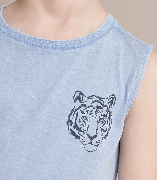 245195_04 SL TANK WASHED TIGER - BEL AIR BLUE