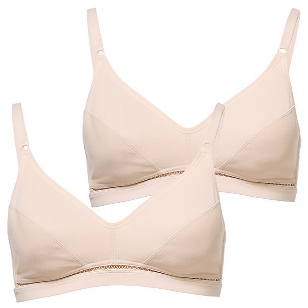 2 Pack Classic Wirefree Bra, Style:CN1530 2 Pack Classic Wirefree Bra, Style:CN1530