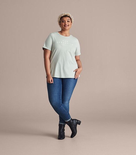 Curve San Sebastian Slogan T-Shirt