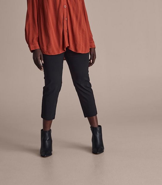 Curve 7/8 Length Slim Leg Bengaline Pants 