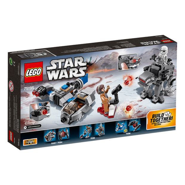 LEGO Star Wars Ski Speeder vs. First Order Walker Microfighters 75195 Target Australia