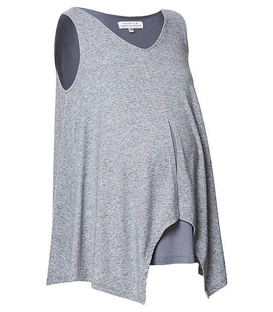 Maternity by Dannii Minogue Layered Nursing Top - Peacoat 4 of 5