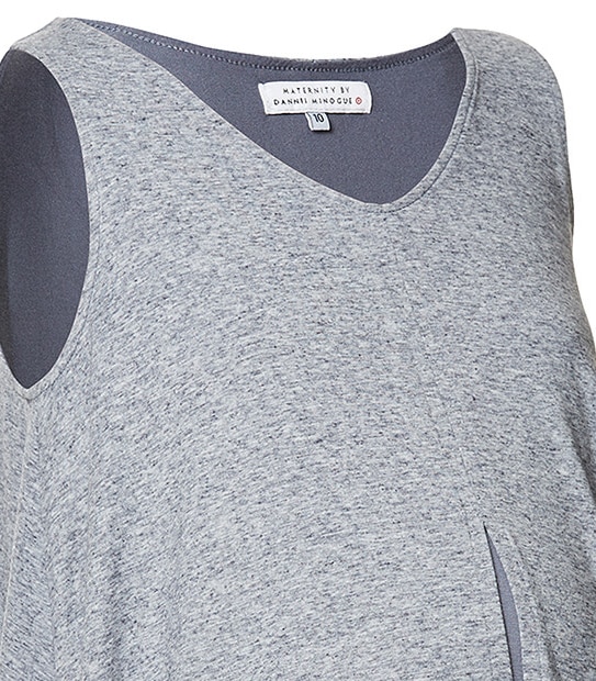 Maternity by Dannii Minogue Layered Nursing Top - Peacoat 5 of 5