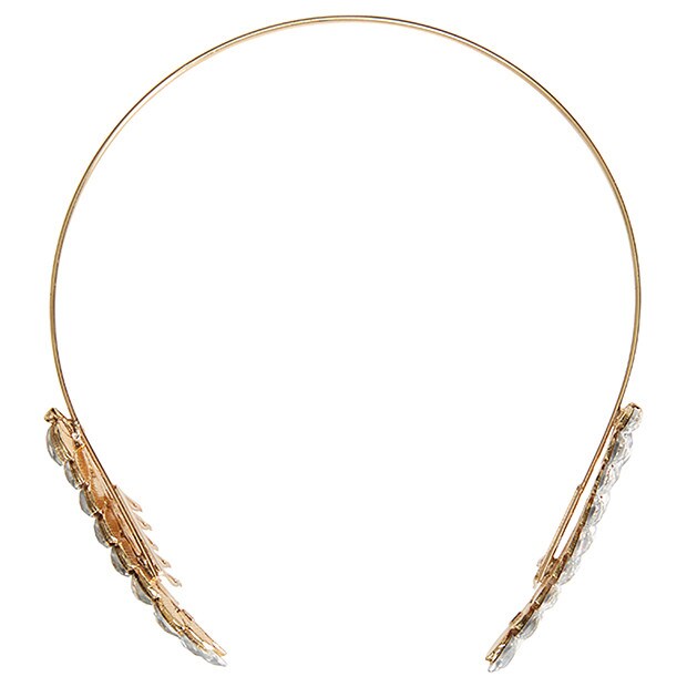 Diamante Grecian Headband - Gold Diamante Grecian Headband - Gold