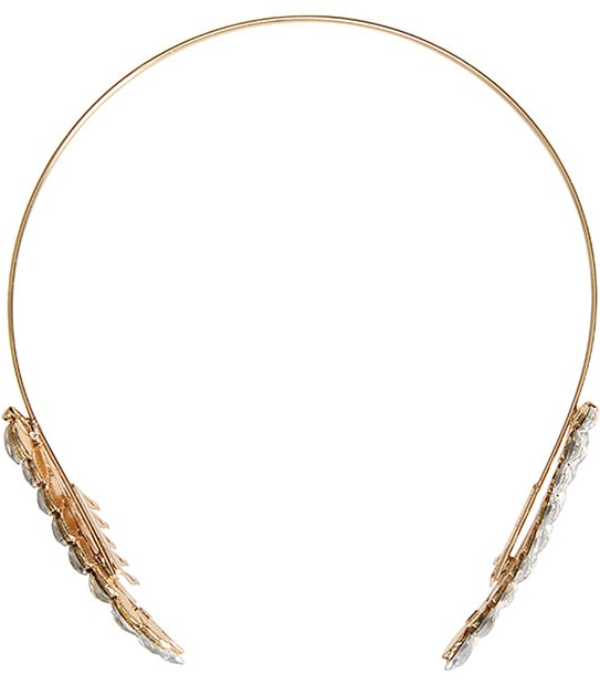 Diamante Grecian Headband - Gold