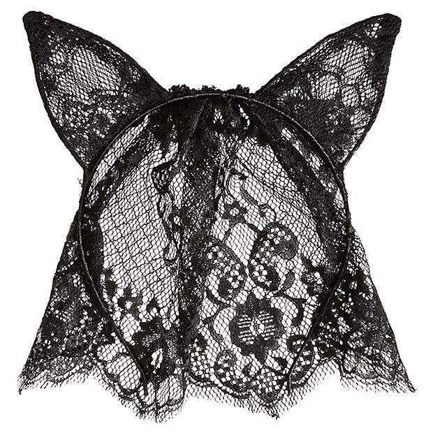 Pointy Ears Lace Headband - Black Pointy Ears Lace Headband - Black