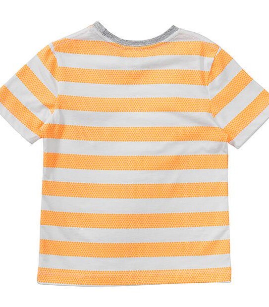 Short Sleeve Spot Stripe Pocket T-Shirt