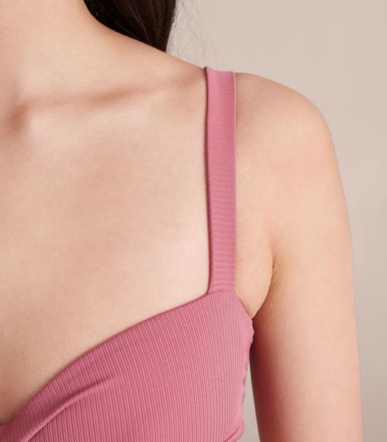 Twist Front Underwire Swim Bikini Top