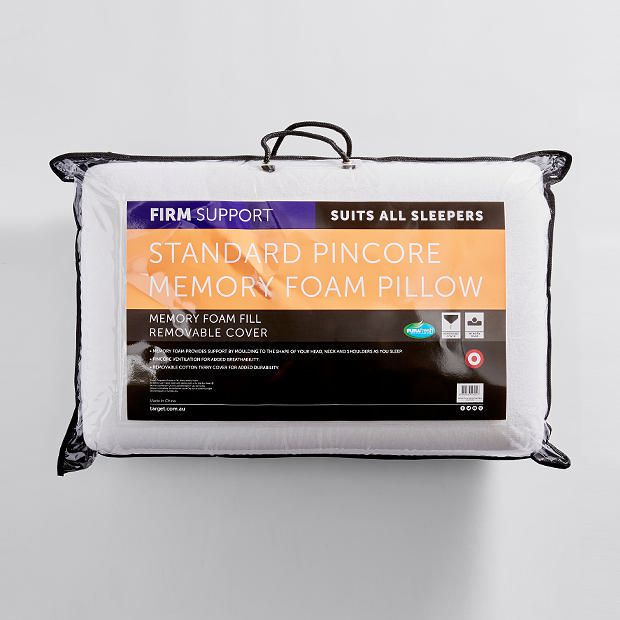 Standard Pincore Memory Foam Pillow Standard Pincore Memory Foam Pillow