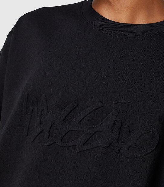 Mossimo Gangsta Crew Fleece Jumper - Black