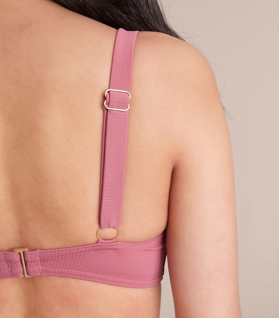 Twist Front Underwire Swim Bikini Top