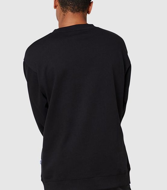 Mossimo Gangsta Crew Fleece Jumper - Black