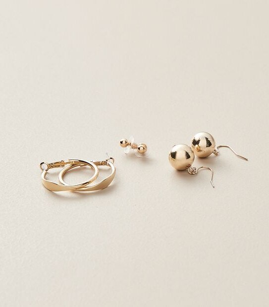 3 Pack Mixed Earrings