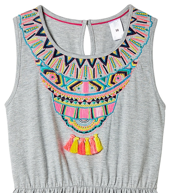 Girls' Embellished Dress