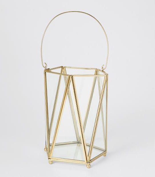 Brass & Glass Hurricane