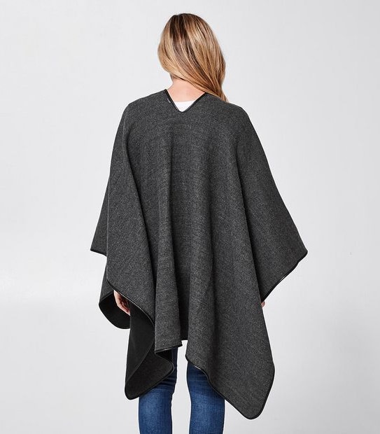 Reversible Woven Wrap - Black
