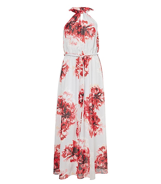 Watercolour Floral Halter Maxi Dress | Target Australia