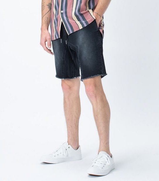 ZxZanerobe Jogger Shorts - Black Acid