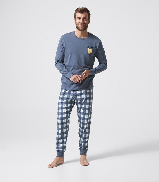Mens Disney Winnie The Pooh Pyjama Set
