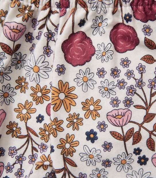 Baby Organic Cotton Flannelette Floral Pyjama Set