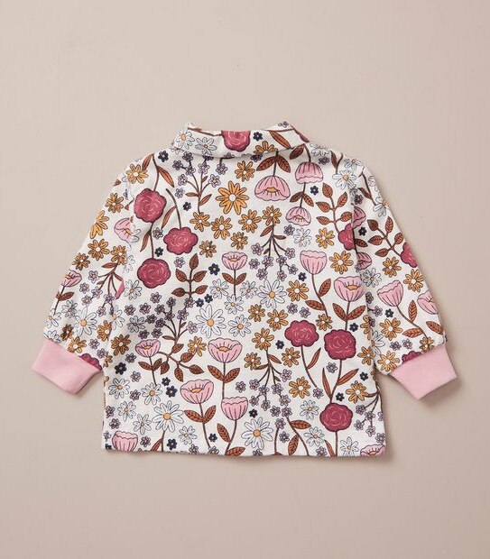Baby Organic Cotton Flannelette Floral Pyjama Set