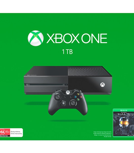 Xbox One 1TB Console & Halo The Master Chief Game