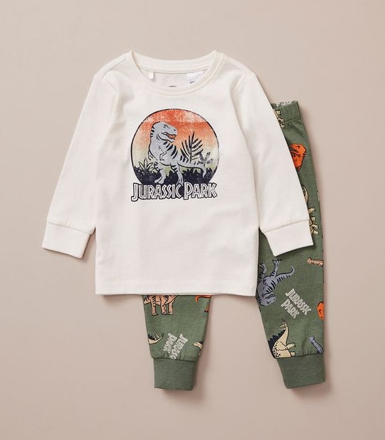 Unsiex Baby Jurassic Park Cotton Pyjama Set