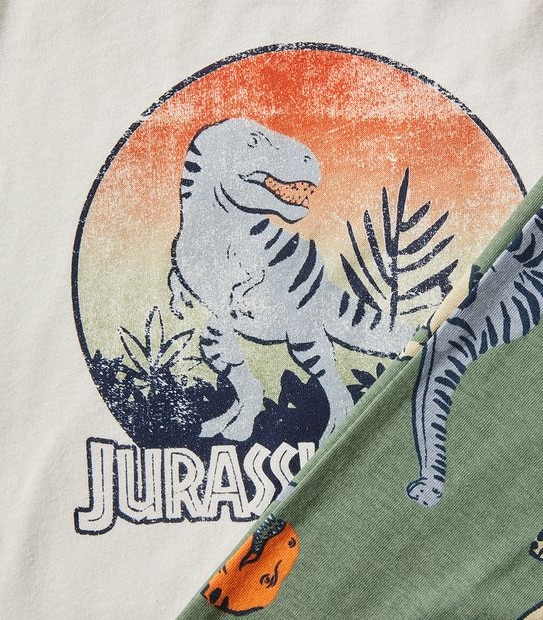 Kids Unisex Jurassic Park Pyjama Set 4 of 5