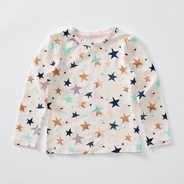 2 Pack Long Sleeve Plain & Print TShirt Target Australia