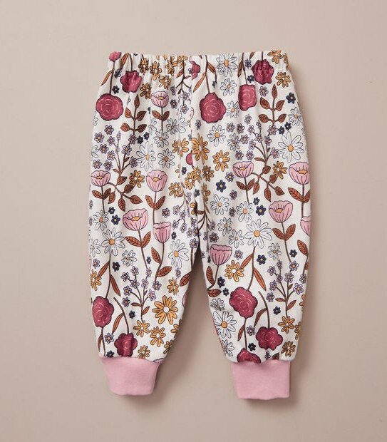 Baby Organic Cotton Flannelette Floral Pyjama Set