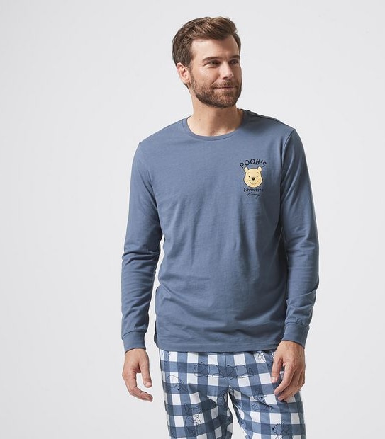 Mens Disney Winnie The Pooh Pyjama Set