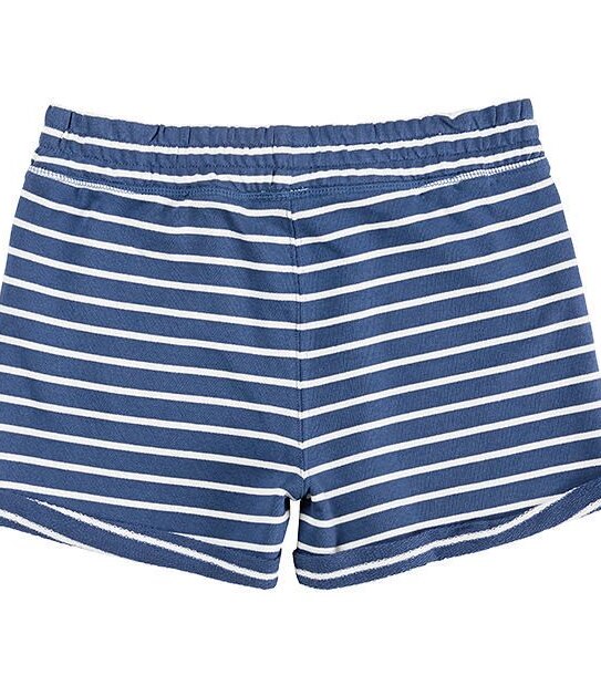 Pull On Stripe Knit Terry Shorts 2 of 3