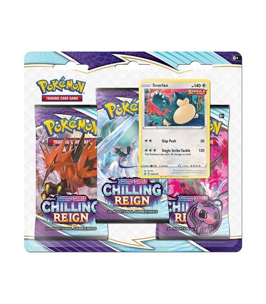 Pokemon TCG: Sword & Shield Chilling Reign Expansion 3 Pack Blister - Assorted*