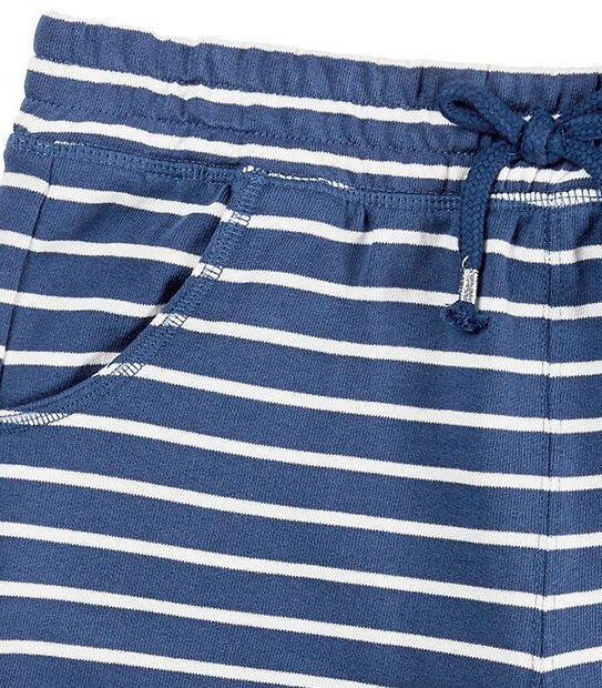 Pull On Stripe Knit Terry Shorts 3 of 3