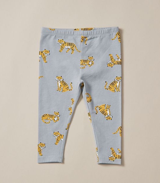 Baby Organic Cotton Print Leggings