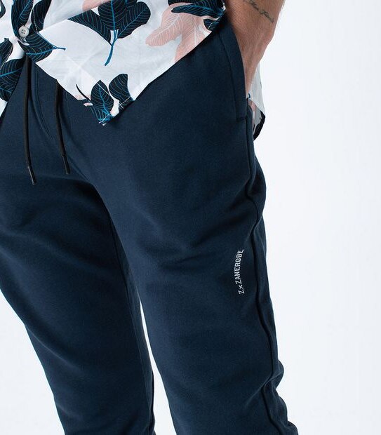 ZxZanerobe Fleece Jogger Pants- Navy Blue