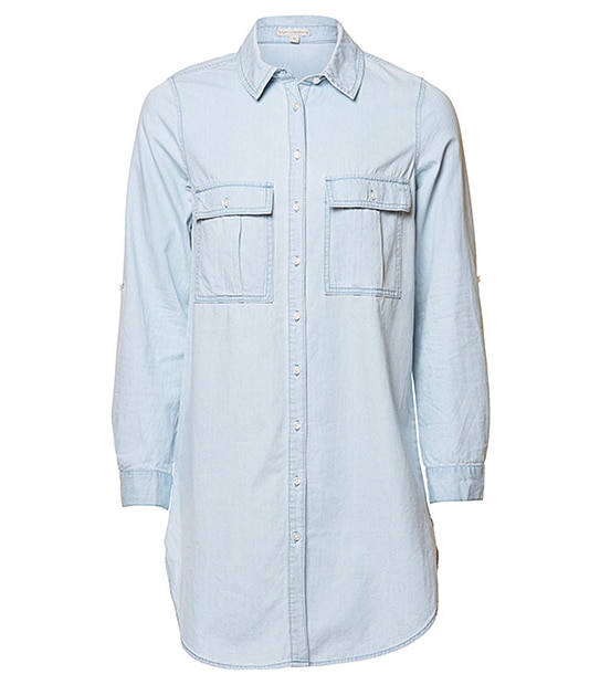 Longline Shirt - Light Wash 3 of 4