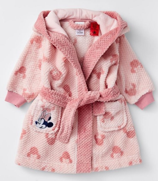 Disney Baby Minnie Mouse Dressing Gown - Pink