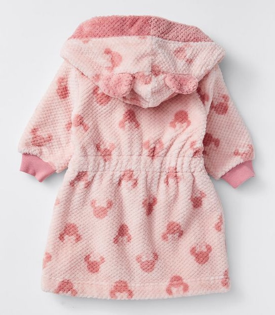 Disney Baby Minnie Mouse Dressing Gown - Pink