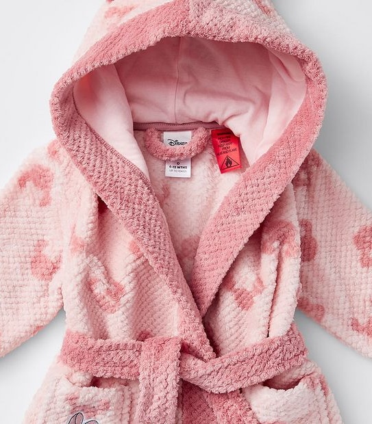 Disney Baby Minnie Mouse Dressing Gown - Pink